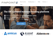 Tablet Screenshot of finpoint.co.uk